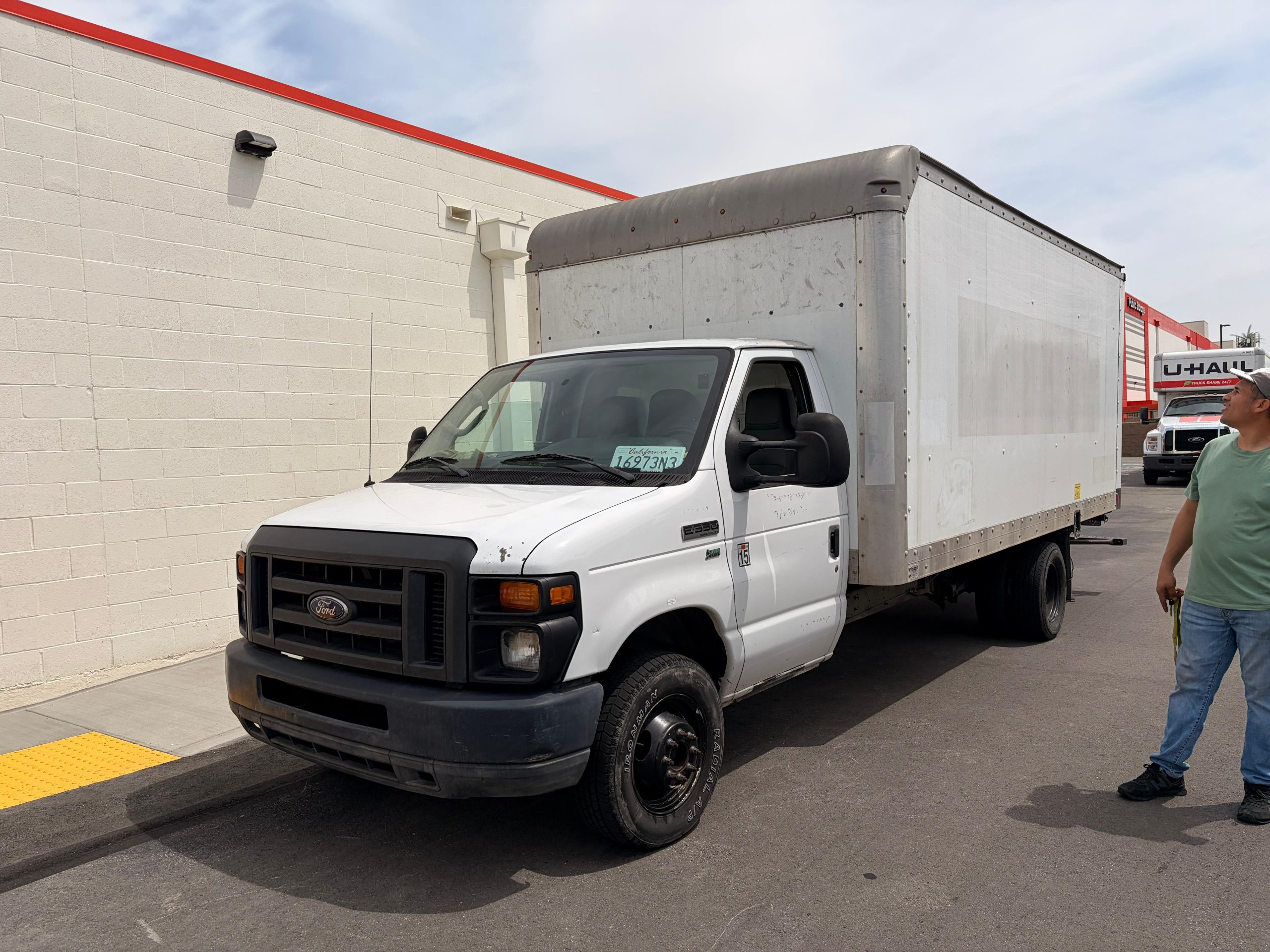 Box truck with 16ft box with ramp